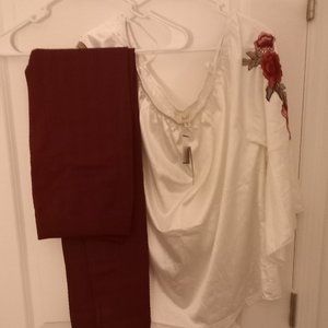 top and bottom outfit